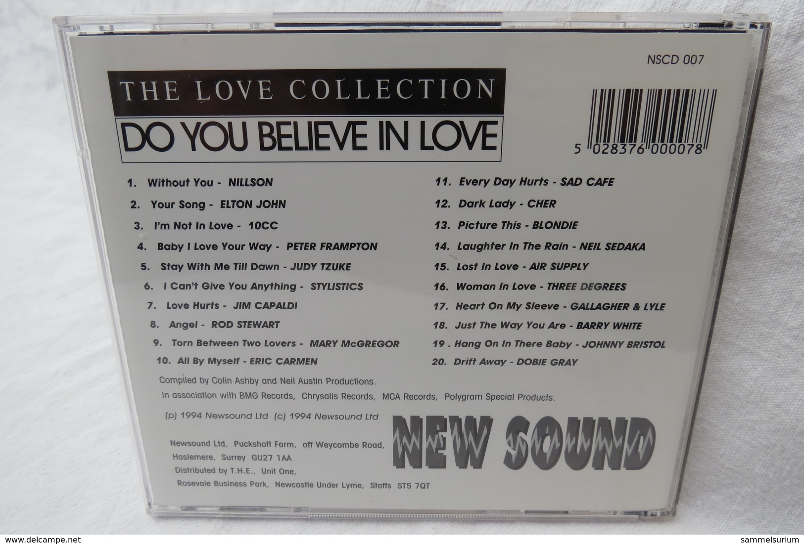 CD "Do You Believe In Love" 20 Great Tracks Mit Original Artists Aus Der Love Collection Vol. 2 - Other & Unclassified
