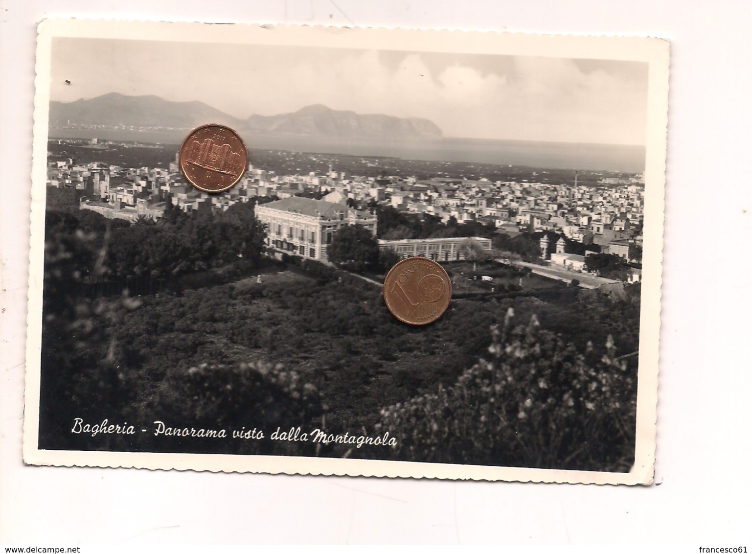 PA433 SICILIA Bagheria PALERMO 1963 VIAGGIATA - Bagheria