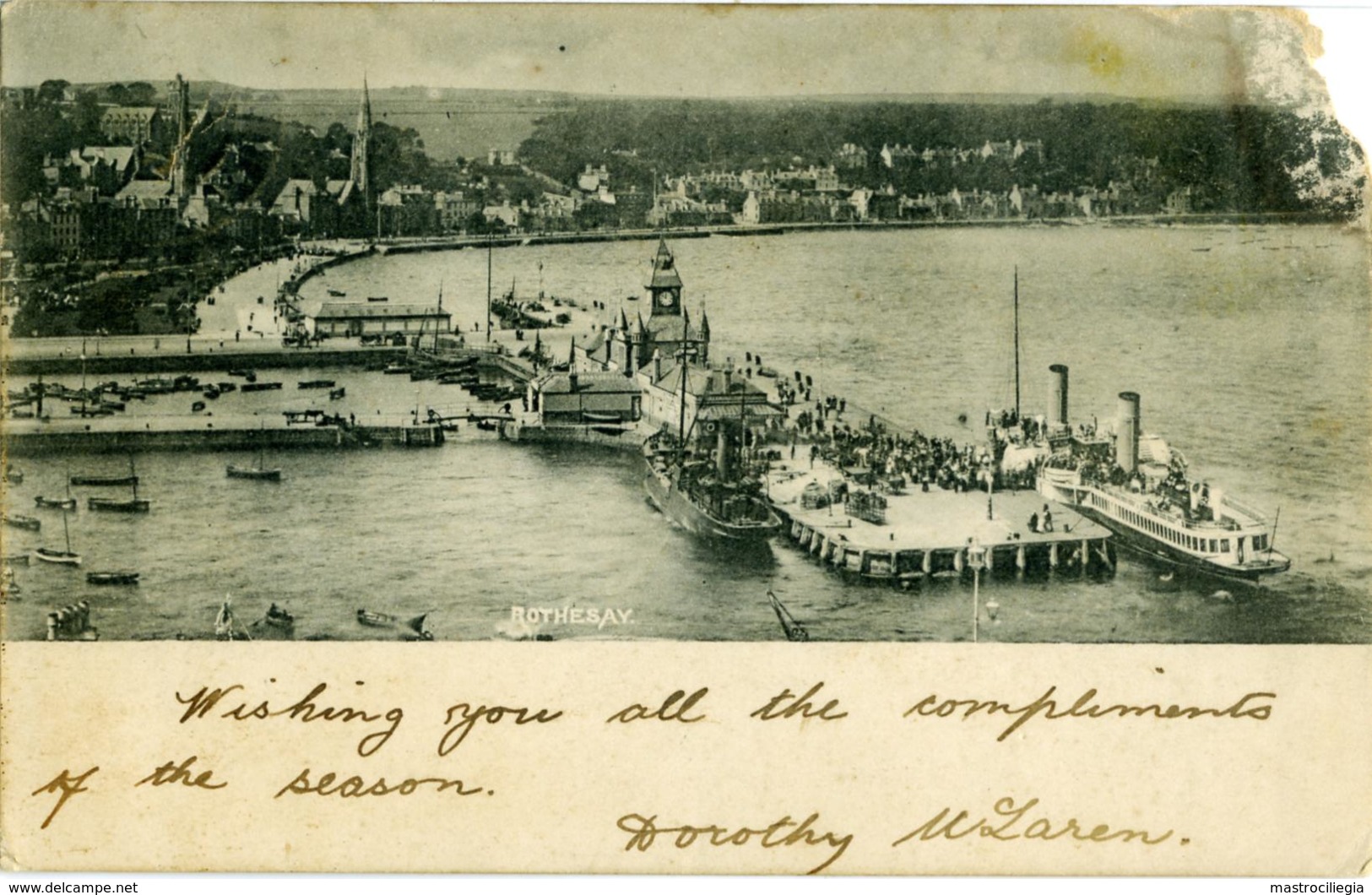 REGNO UNITO  SCOTLAND  ROTHESAY Harbour - Bute