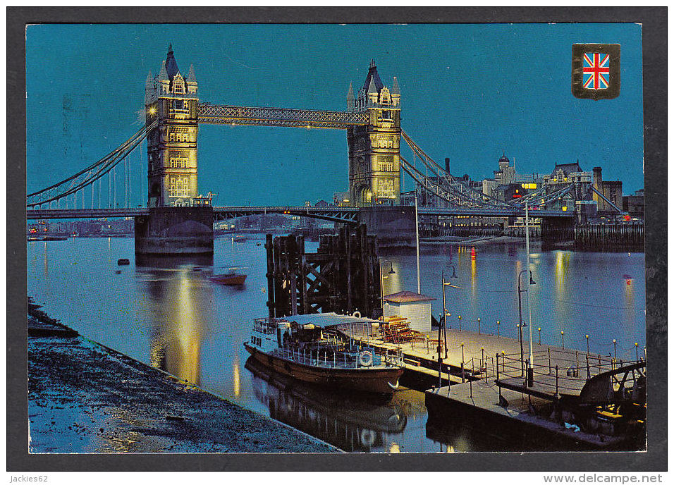 85336/ LONDON, Tower Bridge And River Thames By Night - River Thames