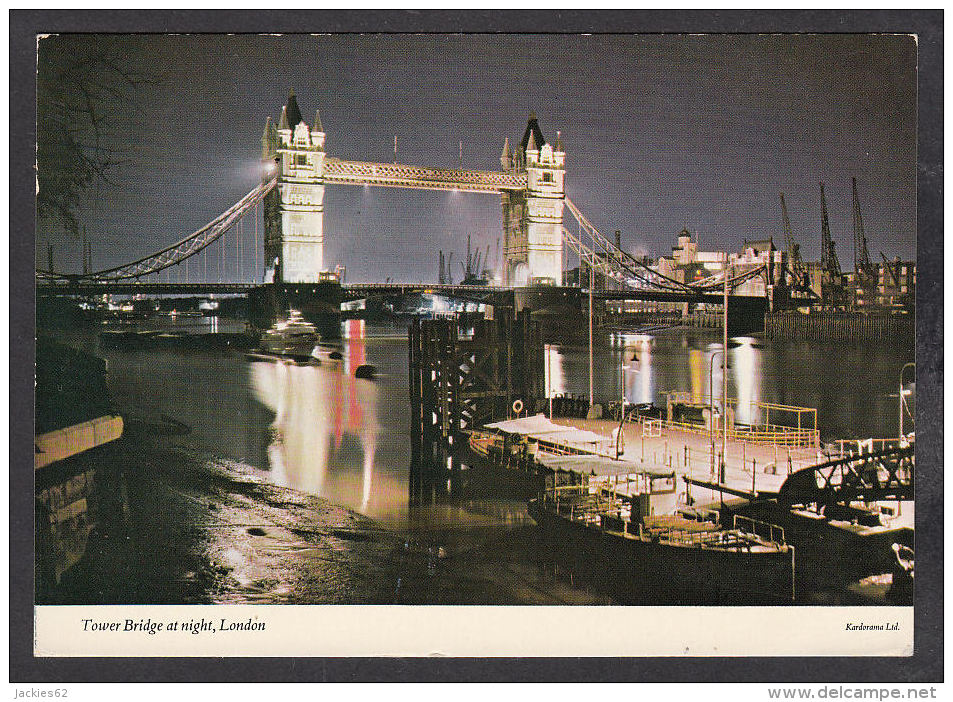 85338/ LONDON, Tower Bridge At Night - River Thames