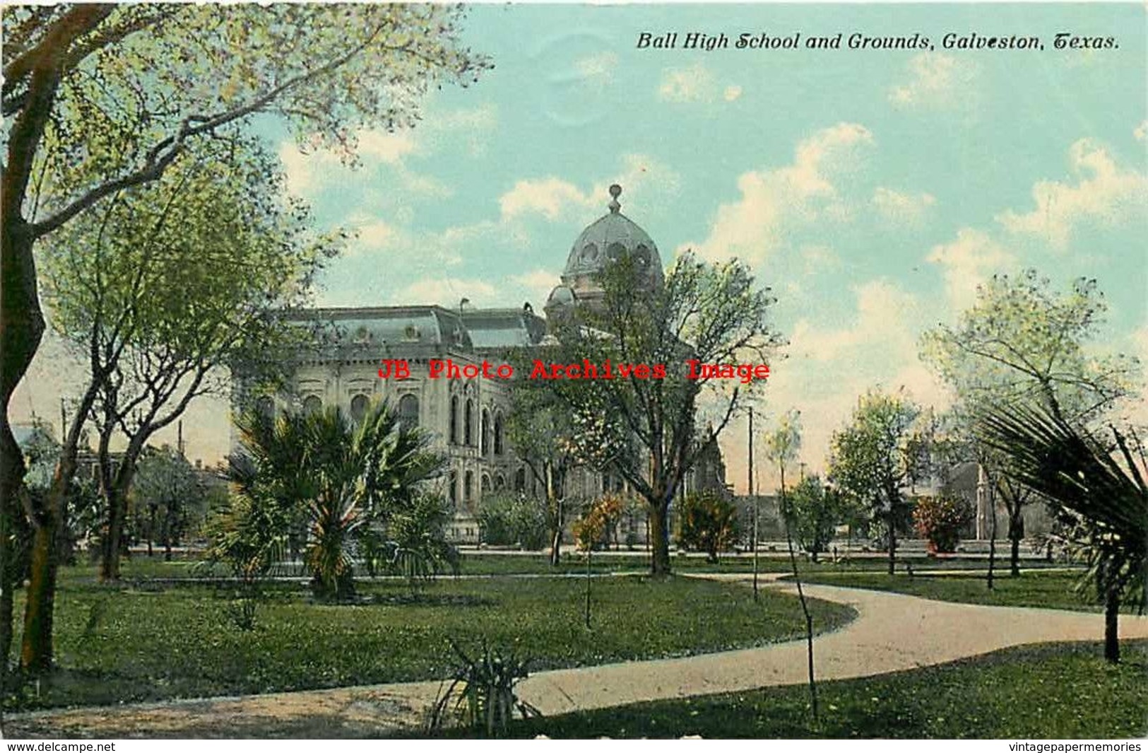 274595-Texas, Galveston, Ball High School, S.H. Kress No 14829 - Galveston