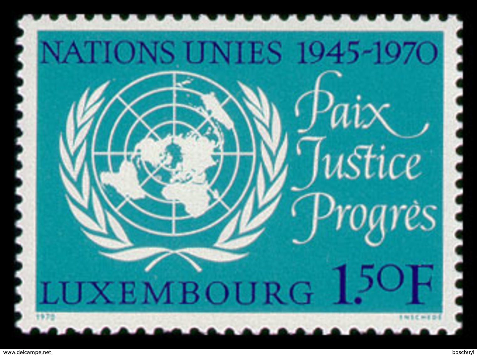 Luxembourg, Luxemburg, 1970, United Nations 25th Anniversary, MNH, Michel 813 - Altri & Non Classificati