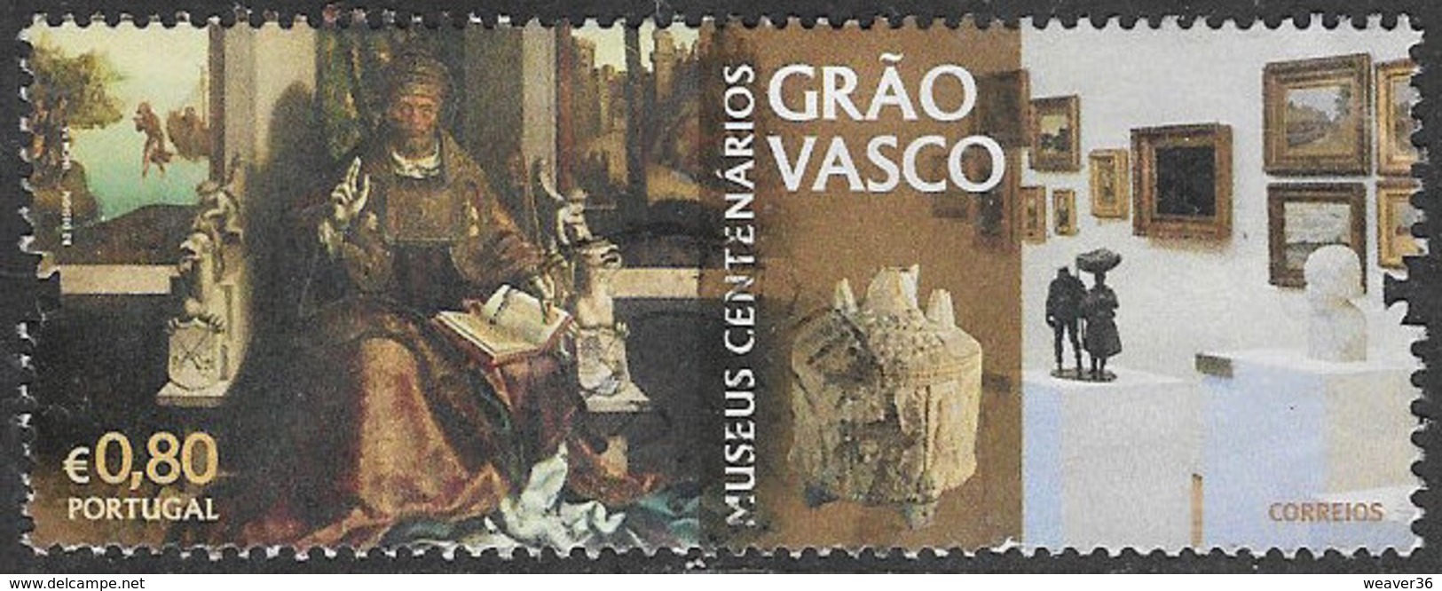 Portugal 2016 Grão Vasco Museum 80c Good/fine Used [38/31444/ND] - Used Stamps