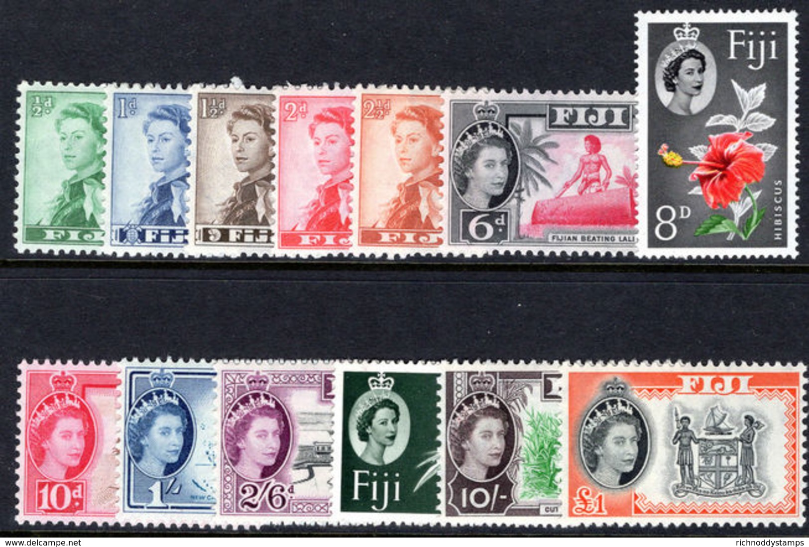 Fiji 1959-63 Set Unmounted Mint. - Fidji (...-1970)