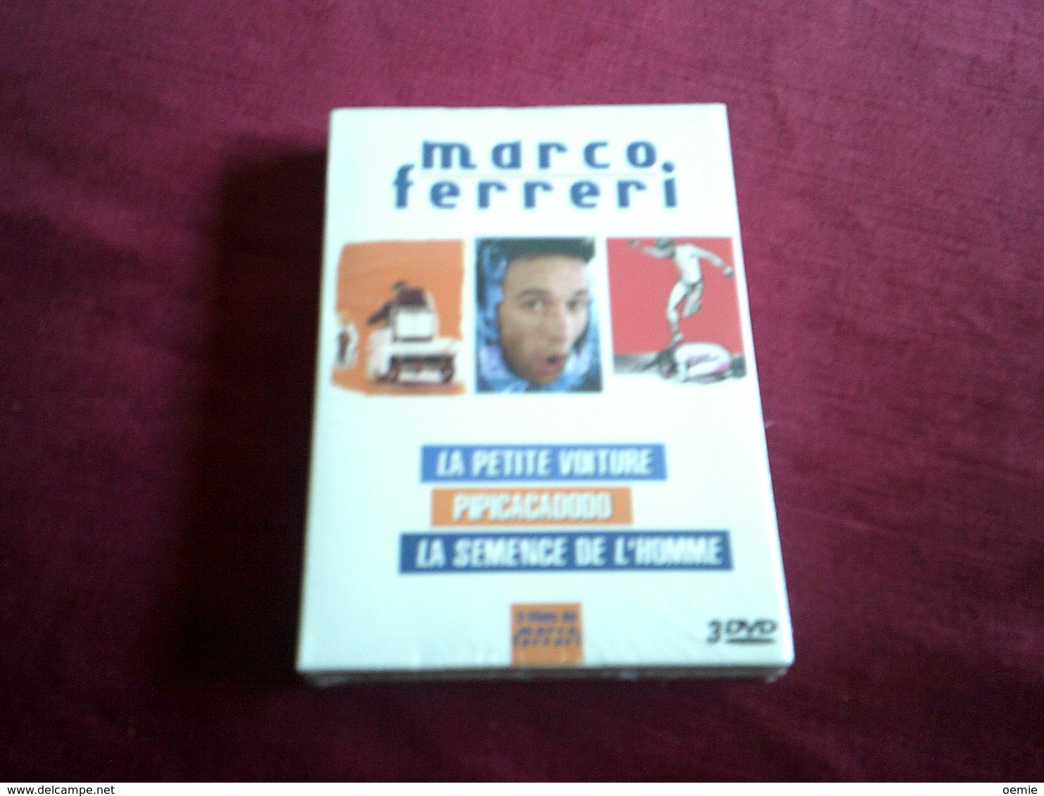 COFFRET DE MARCO FERRERI 3 FILMS NEUF EMBALLAGE D'ORIGINE  ° LA PETITE VOITURE / PIPICACADODO / LA SEMENCE DE L'HOMME - Classiques