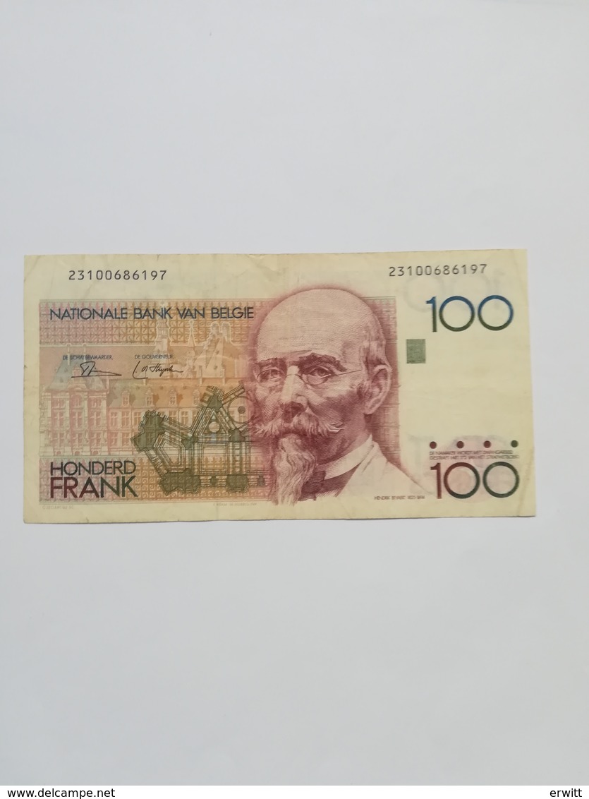 BELGIO 100 FRANCS - 100 Franchi