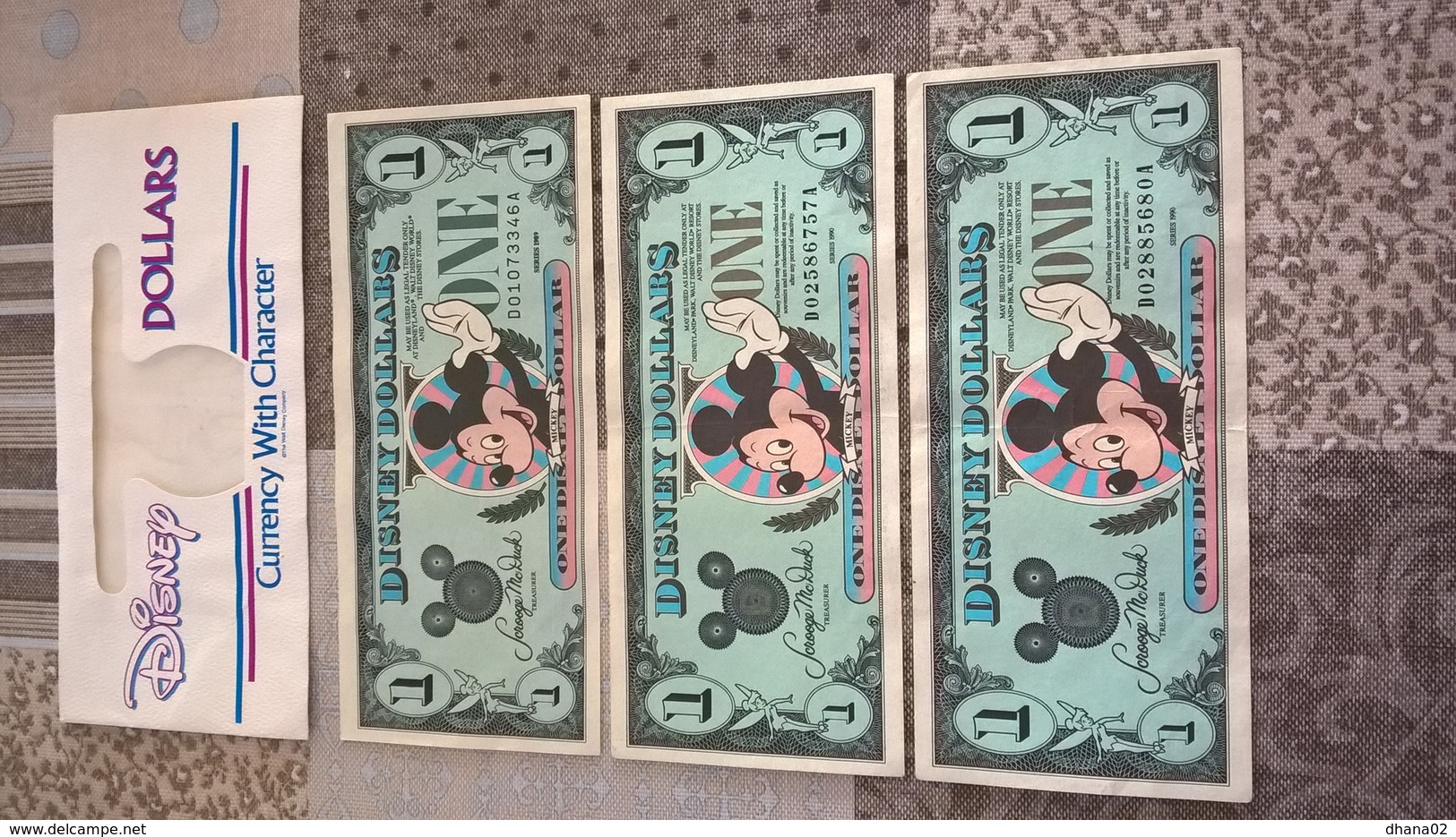 BILLETS DOLLARS MICKEY - Collections