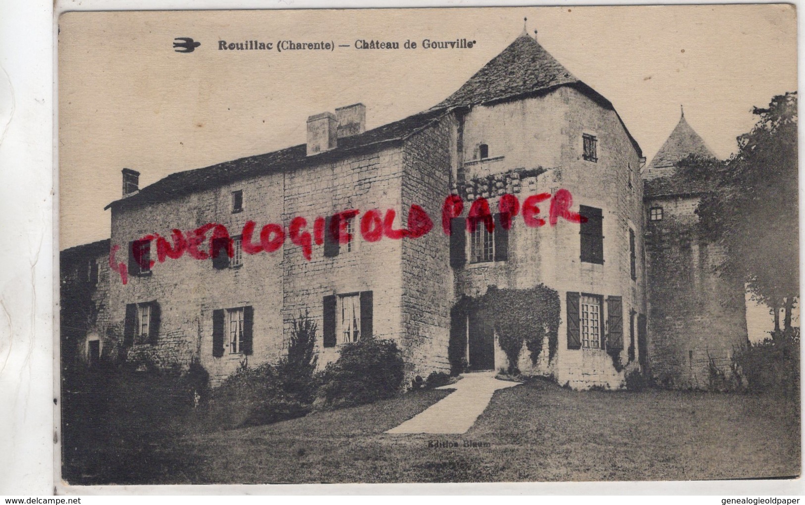 16- ROUILLAC - CHATEAU DE GOURVILLE - Rouillac