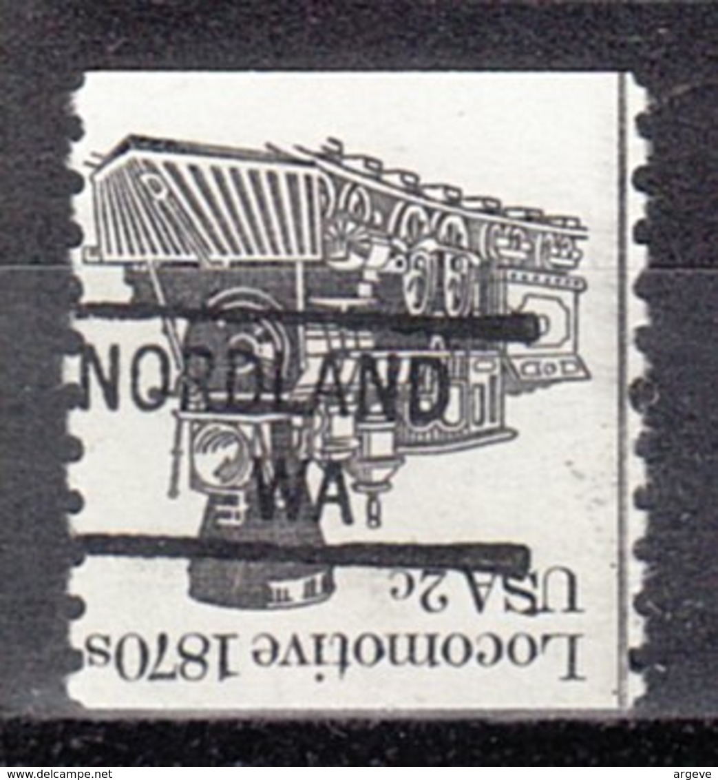 USA Precancel Vorausentwertung Preo, Locals Washington, Nordland 841 - Preobliterati