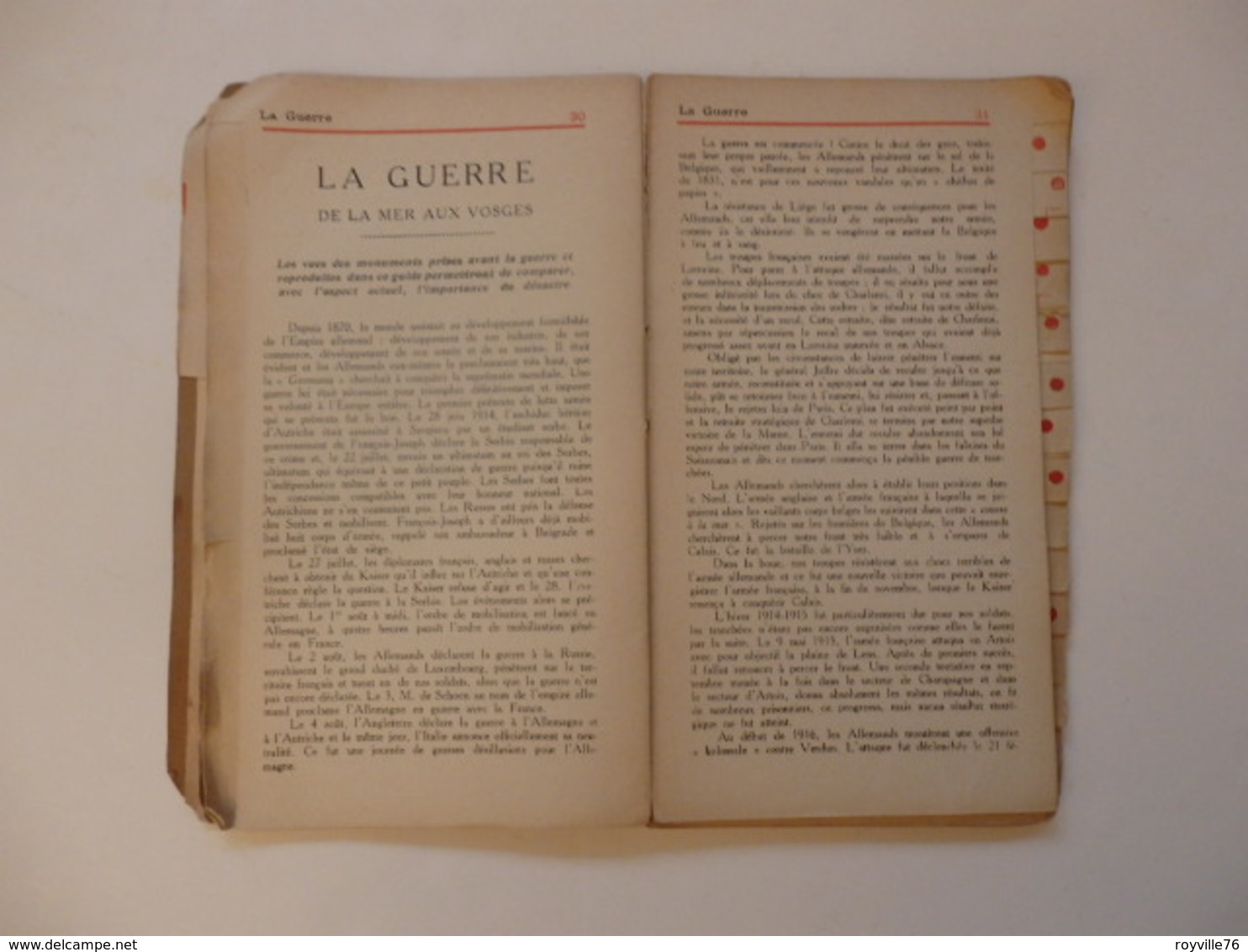 Livre-guide de l'autmobiliste, le pneu Goodrich et les Régions de guerre de 159 pages