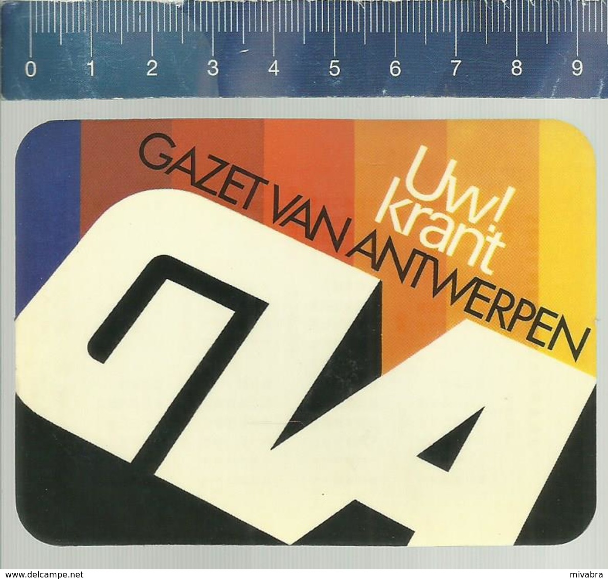 ZAKKALENDER CALENDRIER 1985 GAZET VAN ANTWERPEN UW KRANT - Petit Format : 1981-90