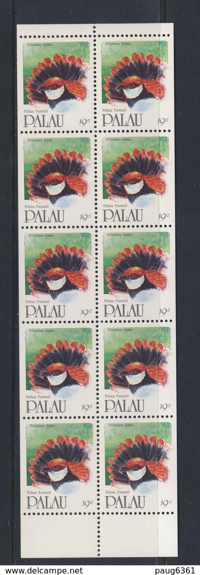 PALAU 1991 Oiseaux  Bande Du Carnet YVERT N°386a NEUF MNH** - Palau