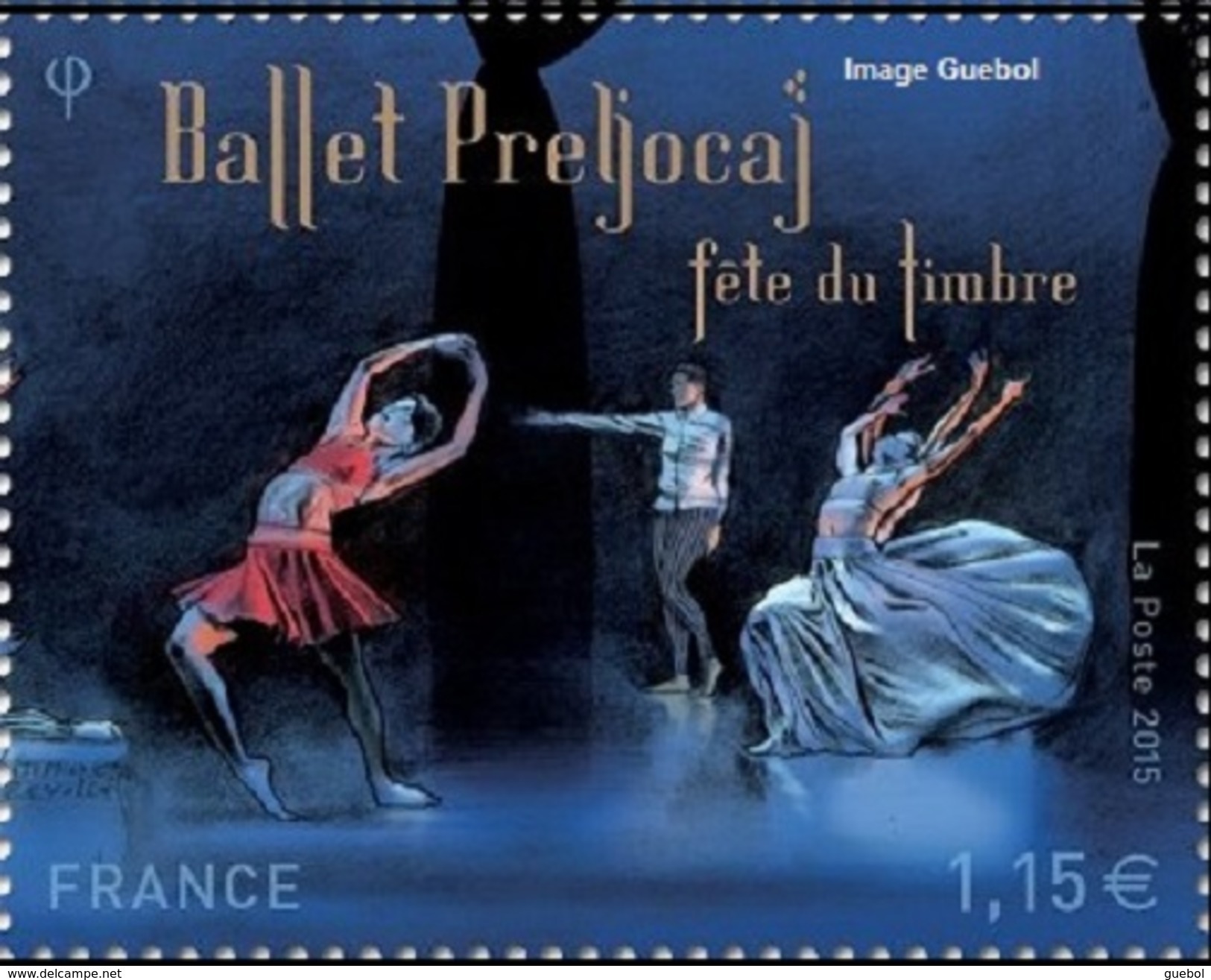 France N° 4983 ** Fête Du Timbre 2015 - La Danse Du Feuillet Du Ballet Preljocaj - Les Nuits - Nuevos