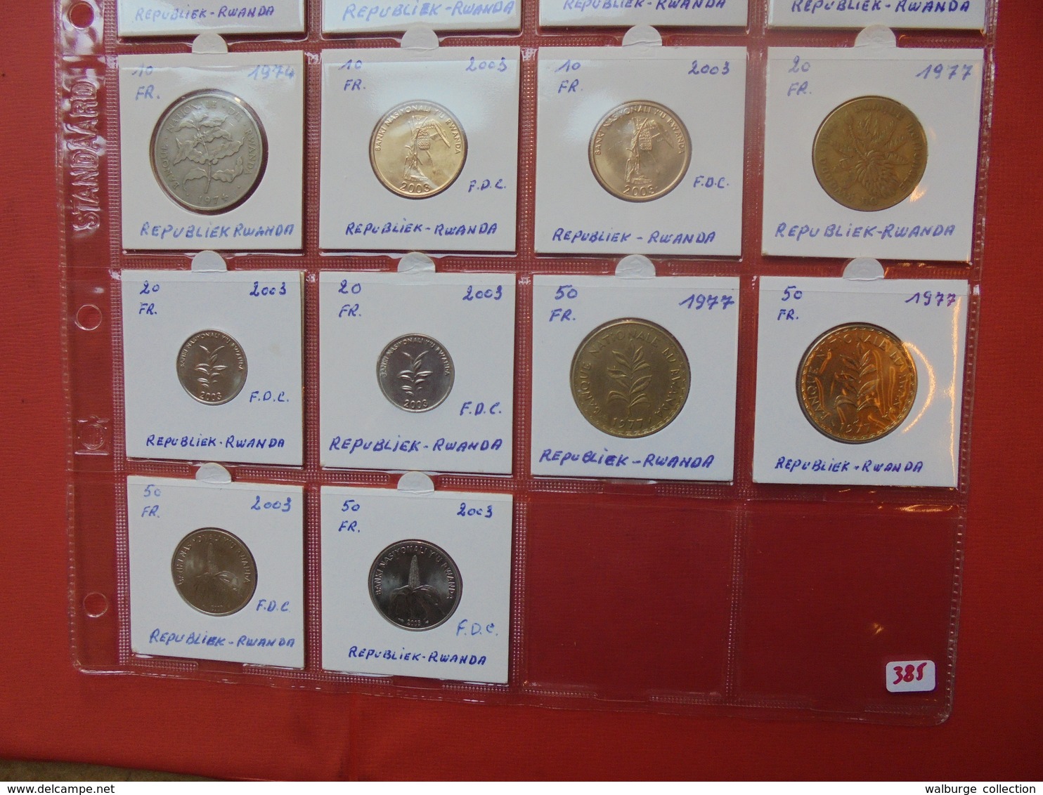RWANDA LOT 18 MONNAIES DE QUALITE ! - Lots & Kiloware - Coins
