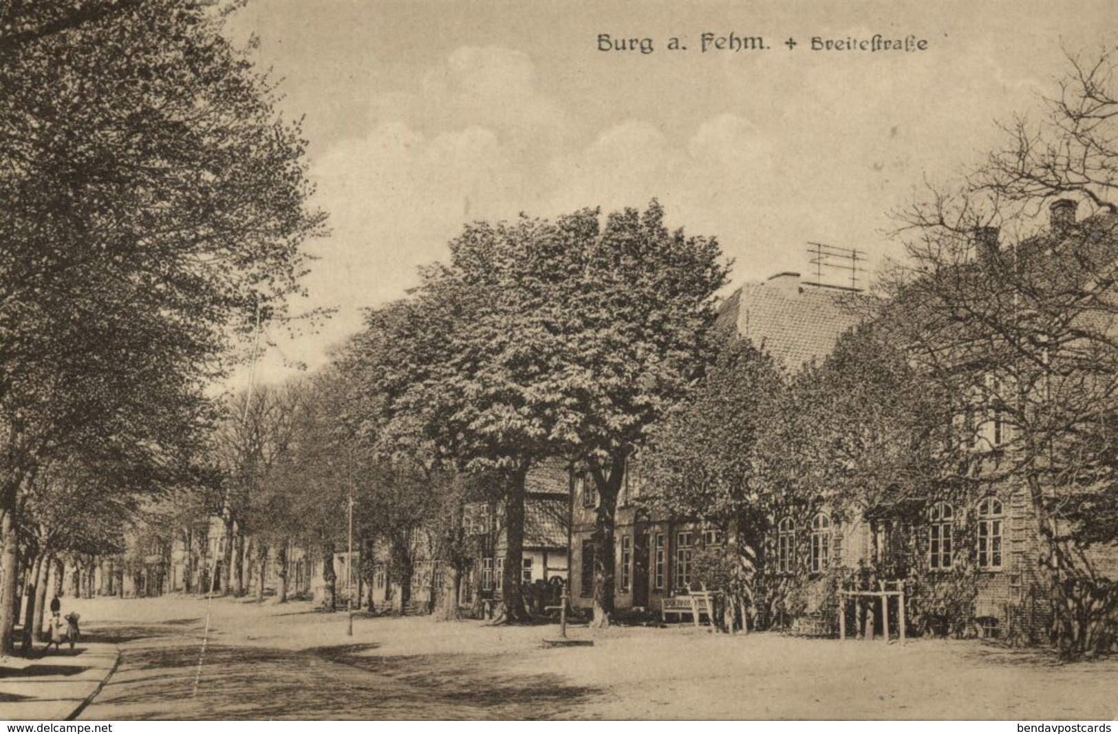 BURG AUF FEHMARN, Breitestrasse (1910s) AK - Fehmarn