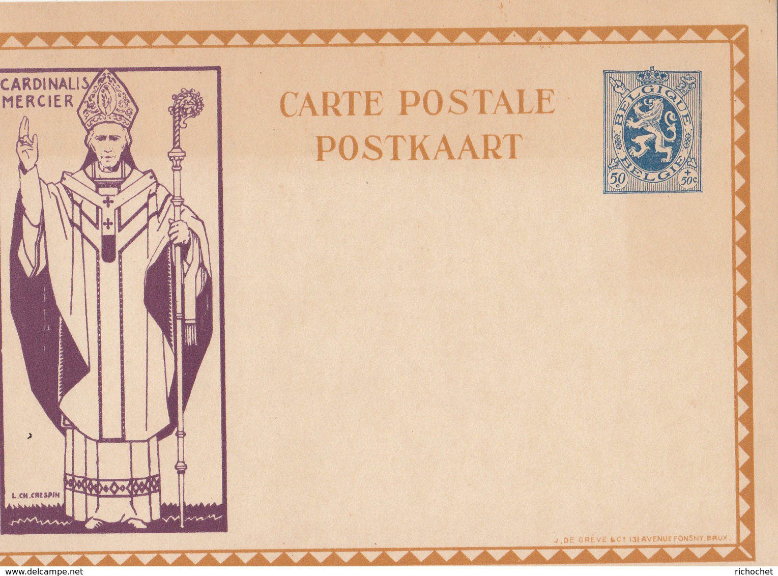 Belgique Illustrée Cardinal Mercier N° 17 Série  De 6 Cartes ** - Illustrated Postcards (1971-2014) [BK]