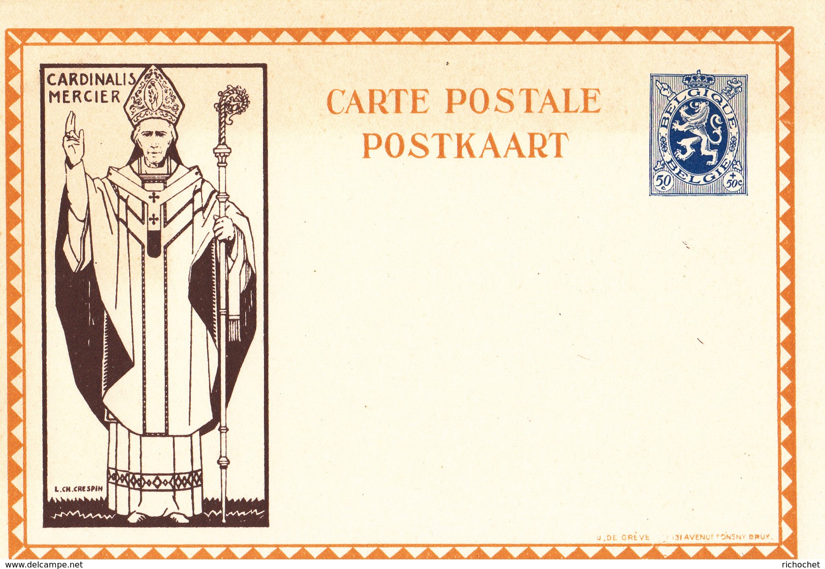 Belgique Illustrée Cardinal Mercier N° 17 Série  De 6 Cartes ** - Illustrated Postcards (1971-2014) [BK]