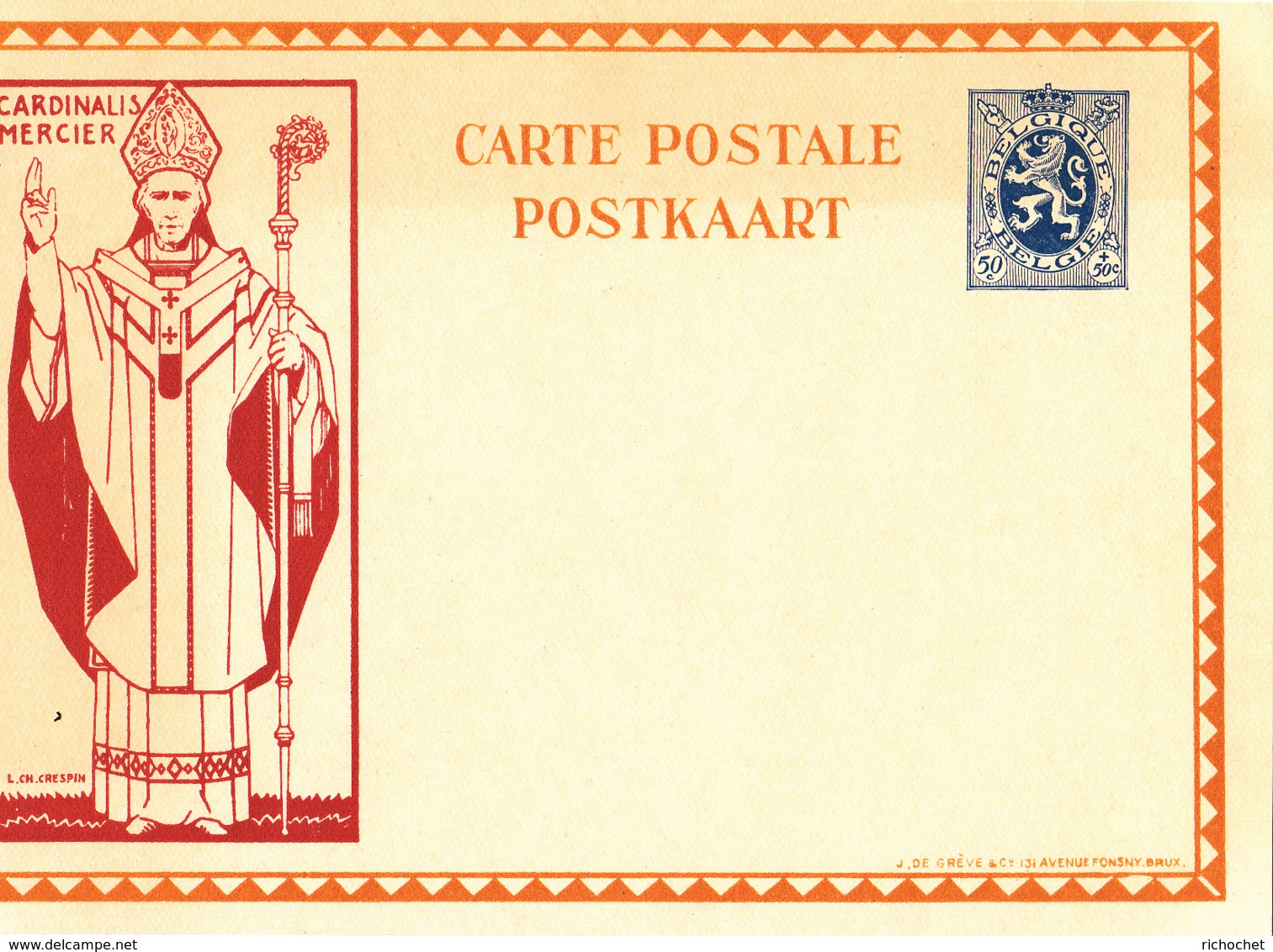 Belgique Illustrée Cardinal Mercier N° 17 Série  De 6 Cartes ** - Illustrated Postcards (1971-2014) [BK]