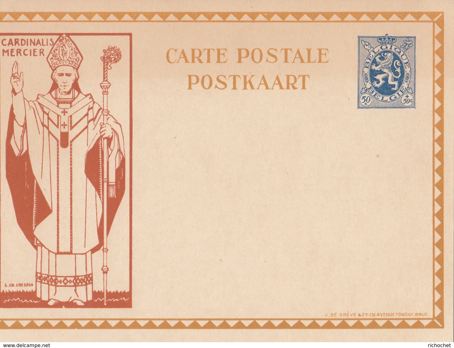 Belgique Illustrée Cardinal Mercier N° 17 Série  De 6 Cartes ** - Illustrated Postcards (1971-2014) [BK]