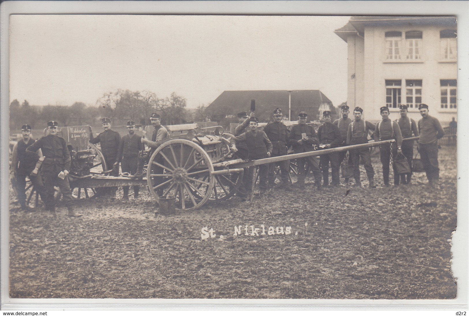 ST.NIKLAUS - MILITAIRE ET ATTELAGE - N/C - - Autres & Non Classés