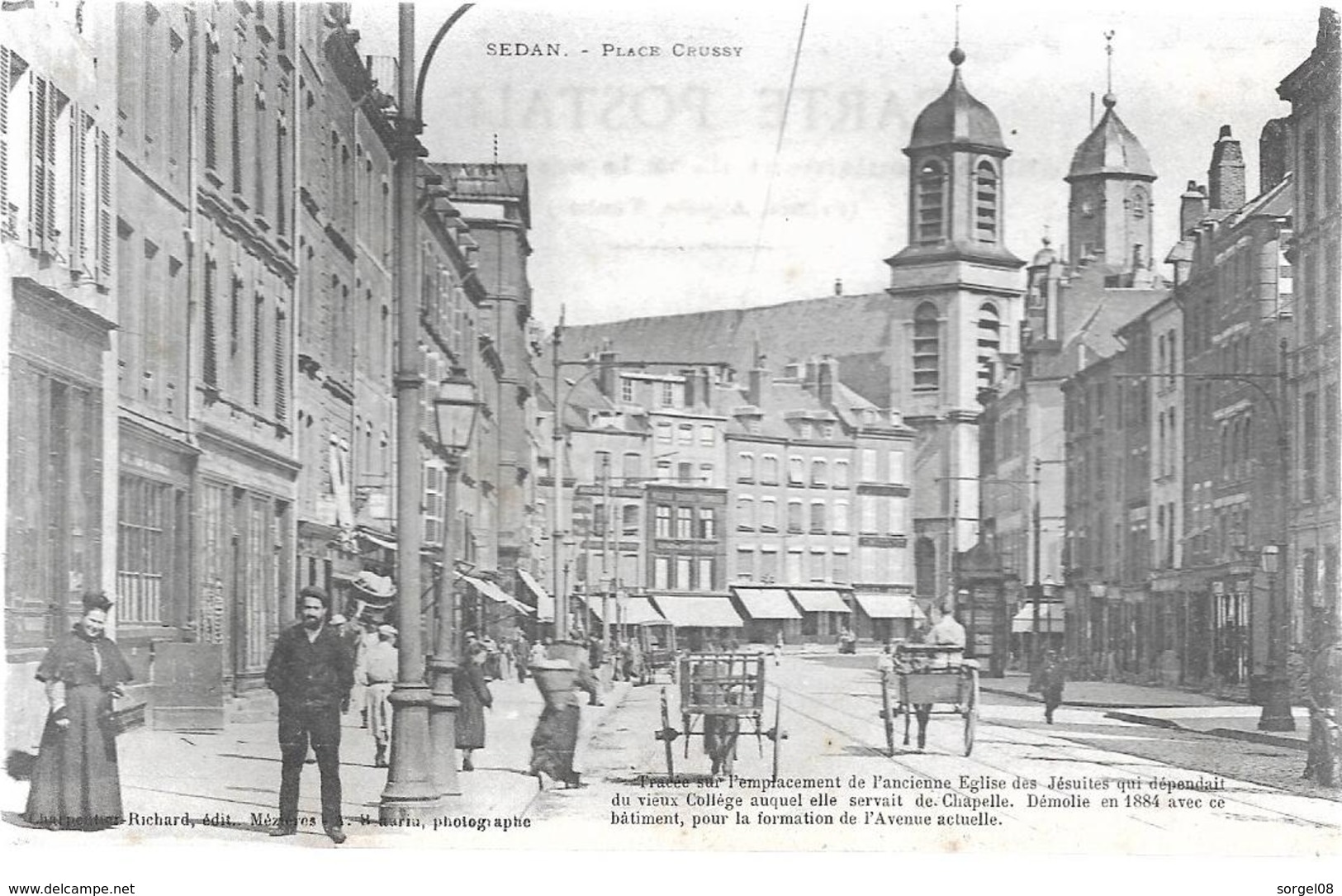 Ardennes SEDAN Place Crussy Animation Attelage - Sedan