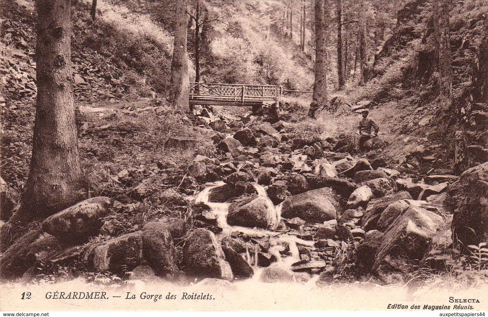 Lot de 12 CPA Gérardmer - Tunnel sur la route de la Schlucht à Munster, Cascades, Ponts, Saut des Cuves, Lac