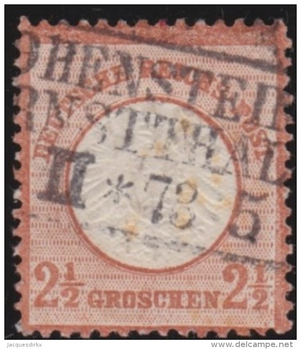 Deutsches Reich   .    Michel     .    21        .    O      .   Gebraucht - Oblitérés