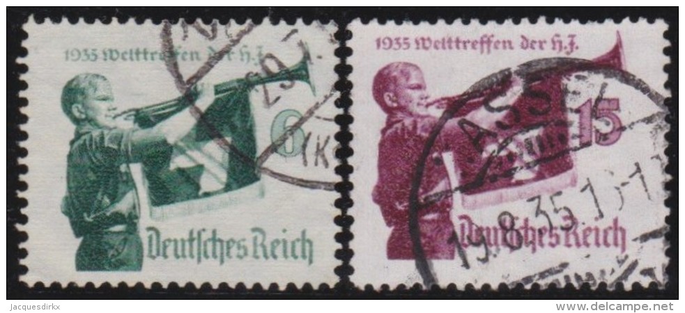 Deutsches Reich   .    Michel     .    564/565       .    O      .   Gebraucht - Gebraucht