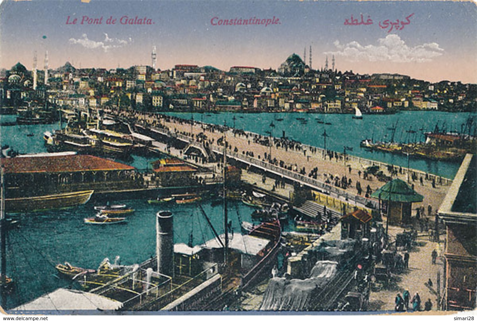 CONSTANTINOPLE - N° 49 - LE PONT DE GALATA - Turquie