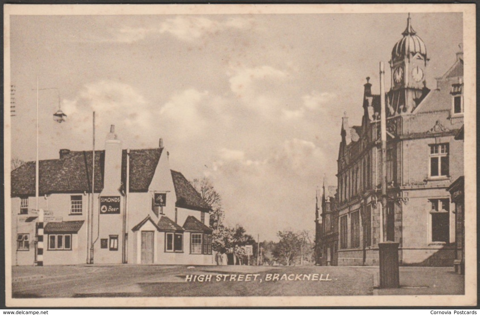 High Street, Bracknell, Berkshire, C.1950s - Postcard - Other & Unclassified