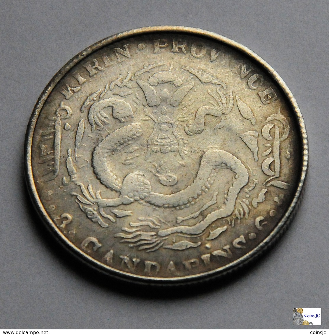 China - Kirin  Province - 50 Cents - 1908 - FALSE - Valse Munten