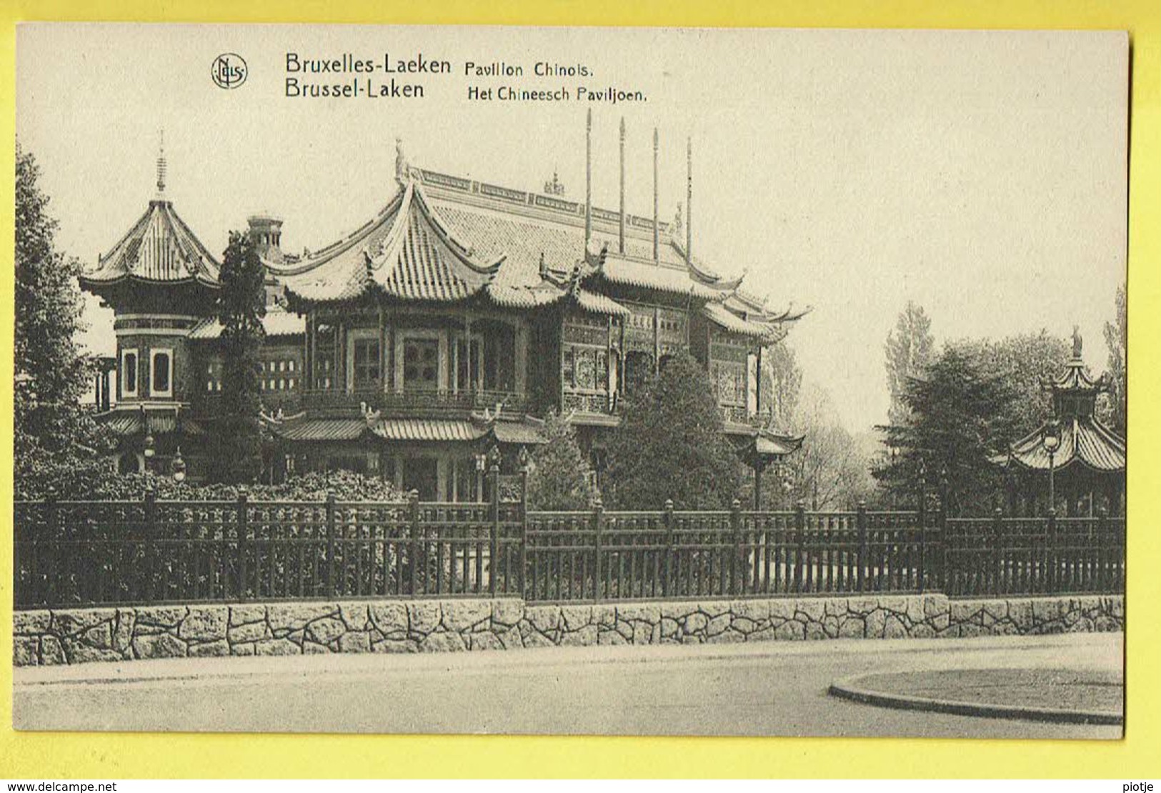 * Laken - Laeken (Brussel - Bruxelles) * (Nels, Série 1, Nr 6) Pavillon Chinois, Chinees Paviljoen, China, Rare, Old - Laeken