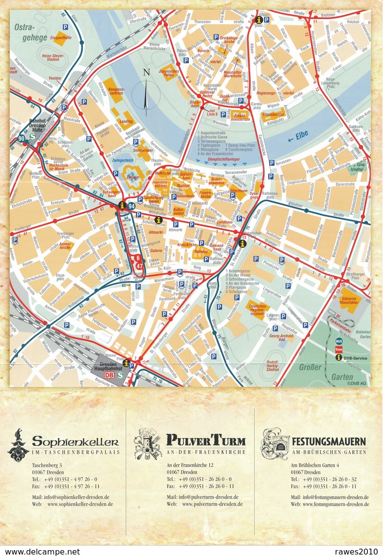 Dresden Stadtplan - Dresden & Leipzig