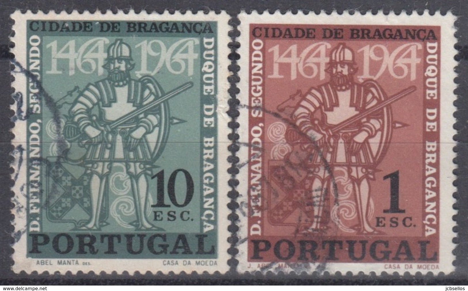 PORTUGAL 1965 Nº 958/59 USADO - Oblitérés