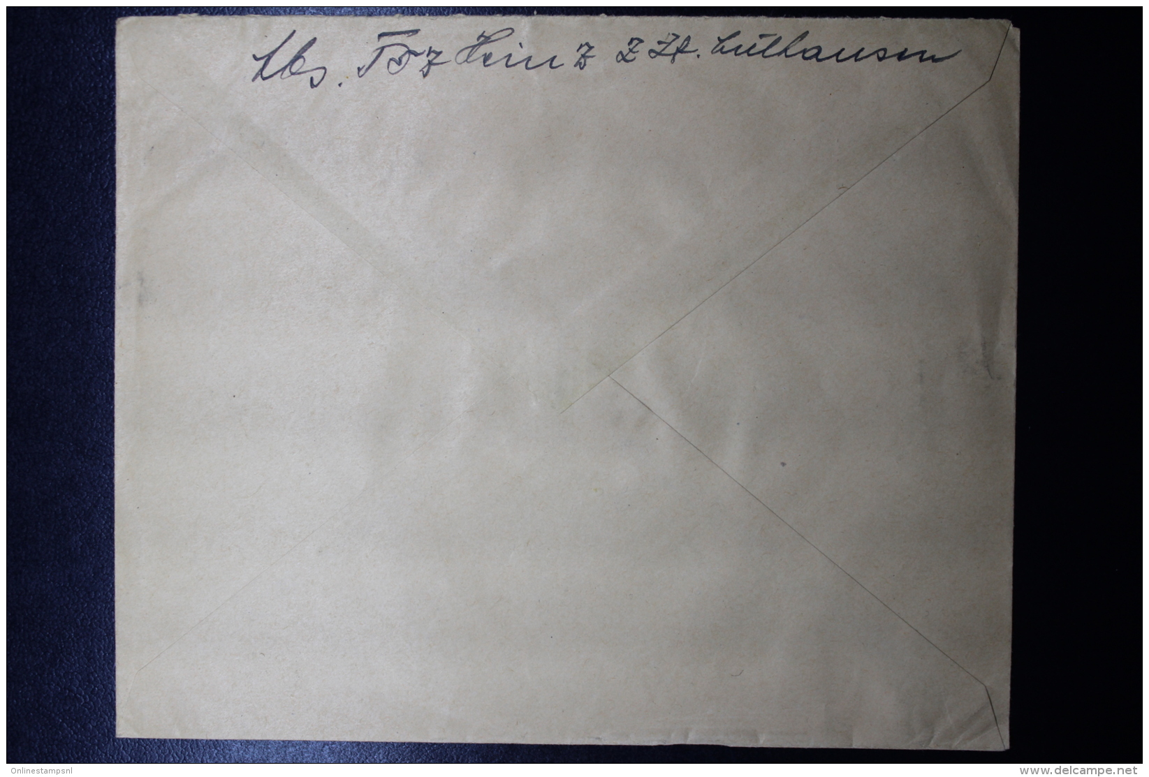 Elsass Alsace :  Feldpost Mit Briefmarken  Cover  Mi 2 W OR = 5 W OR   Bilshausen (?) - Besetzungen 1938-45