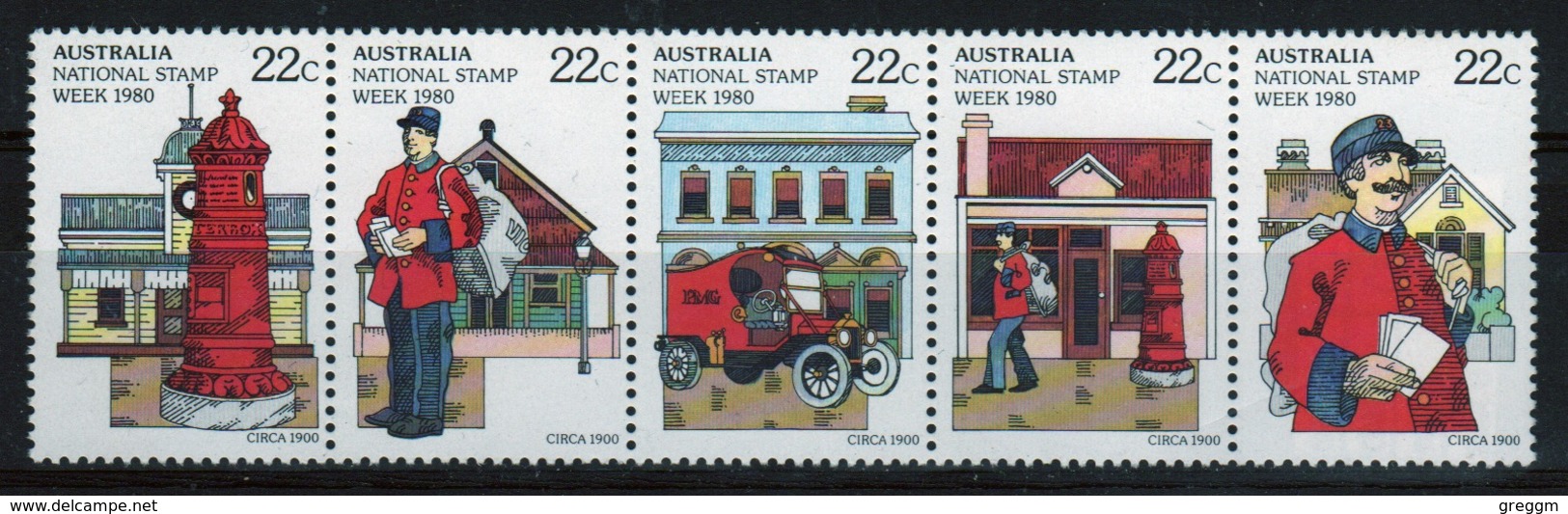 Australia 1980 Set Of Stamps To Celebrate National Stamp Week. - Mint Stamps