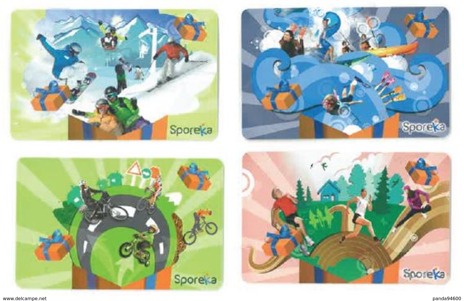 Carte Cadeau Sporeka Decathlon Lot 4 Cartes - Sport