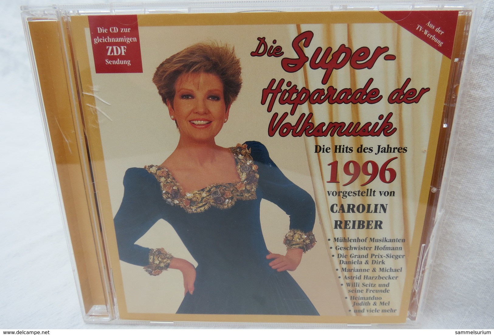 CD "Super-Hitparade Der Volksmusik" Hits Des Jahres 1996, Vorgestellt Von Carolin Reiber - Sonstige - Deutsche Musik
