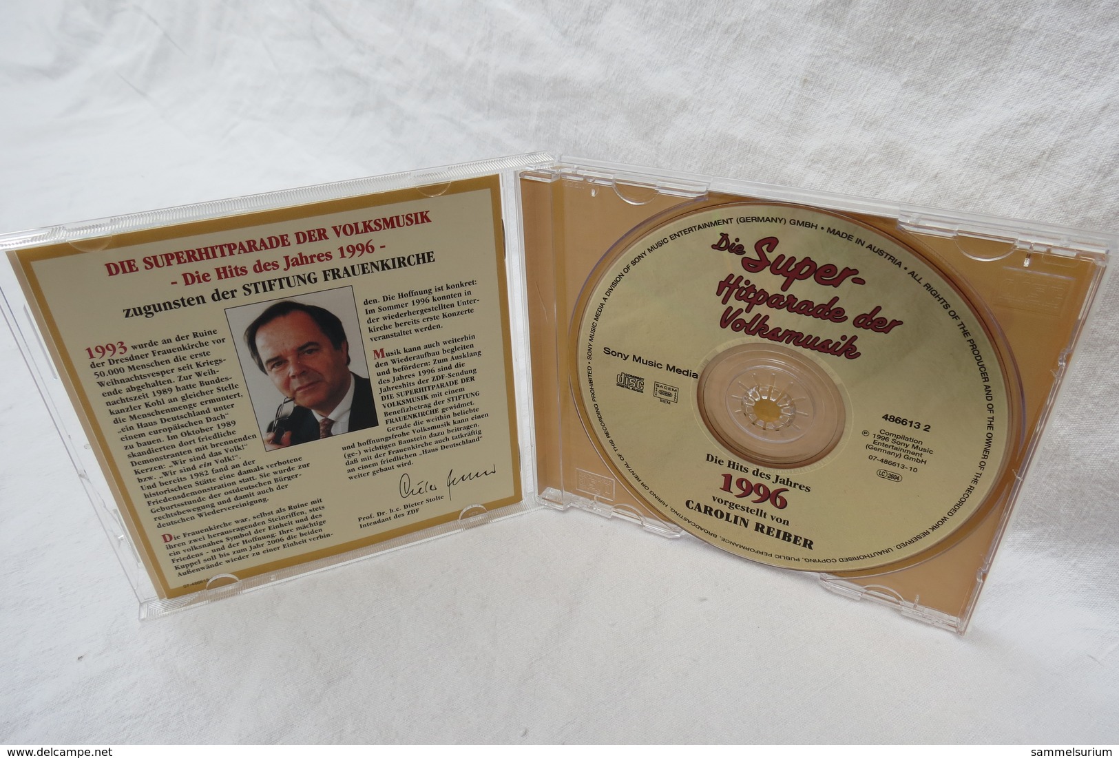CD "Super-Hitparade Der Volksmusik" Hits Des Jahres 1996, Vorgestellt Von Carolin Reiber - Autres - Musique Allemande
