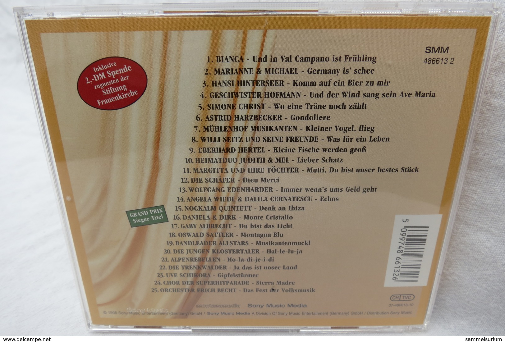 CD "Super-Hitparade Der Volksmusik" Hits Des Jahres 1996, Vorgestellt Von Carolin Reiber - Sonstige - Deutsche Musik