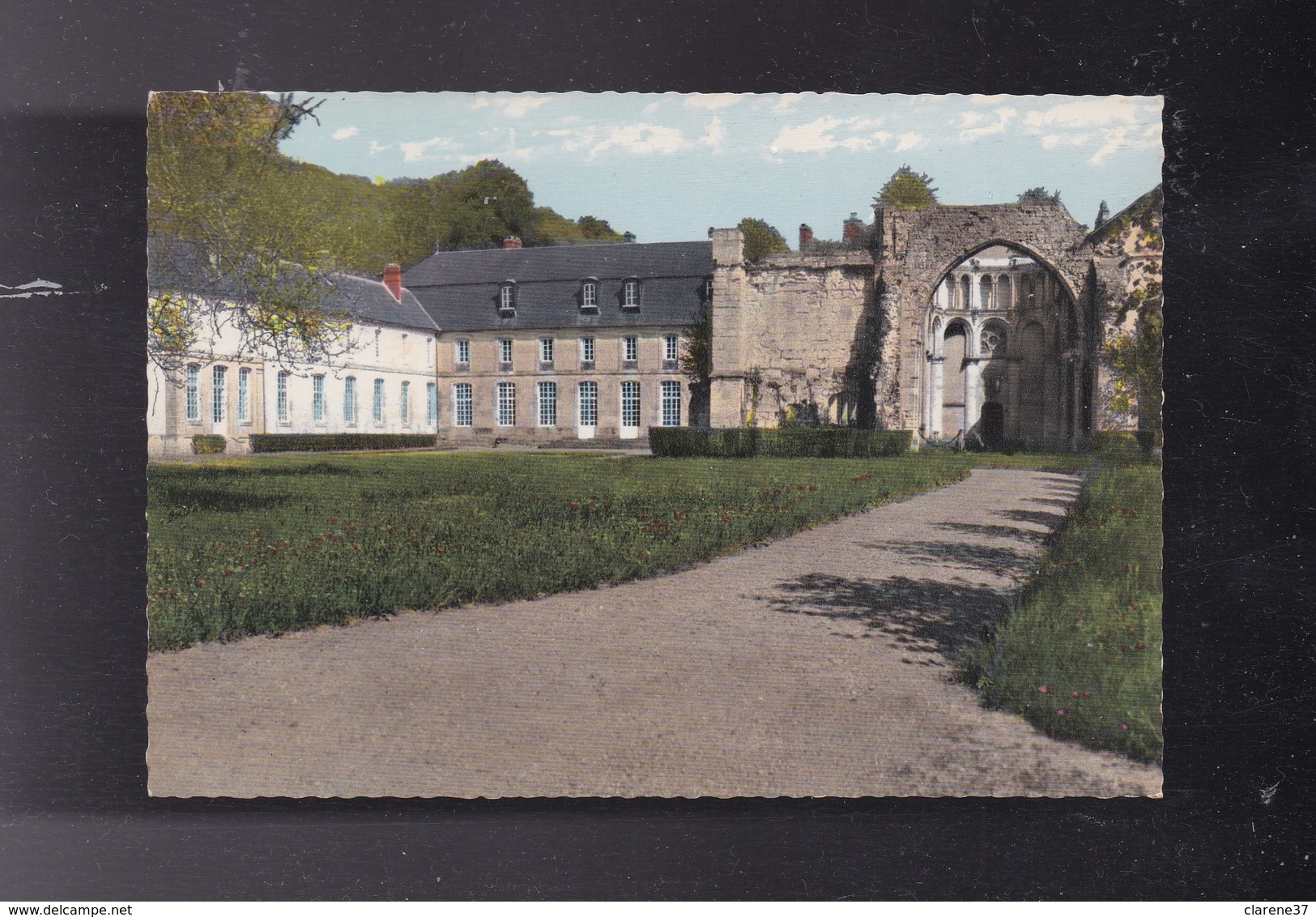 76 SEINE MARITIME , VALMONT,le Château Et Les Ruines De L' Abbaye - Valmont