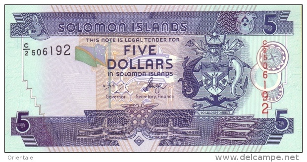 SOLOMON ISLANDS P. 26 5 D 2004 UNC - Solomon Islands