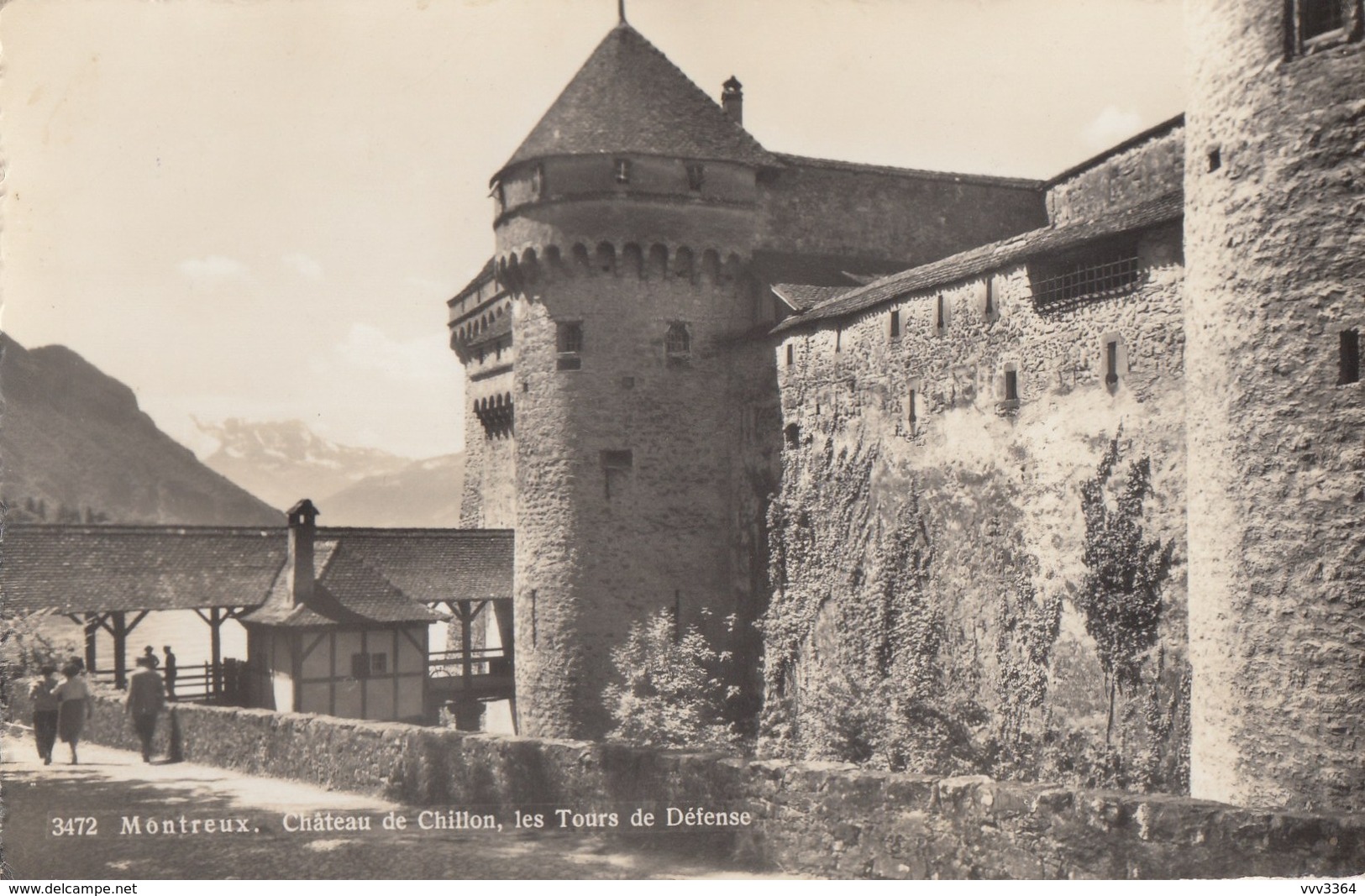 MONTREUX: Château De Chillon - Les Tours De Défense - Montreux