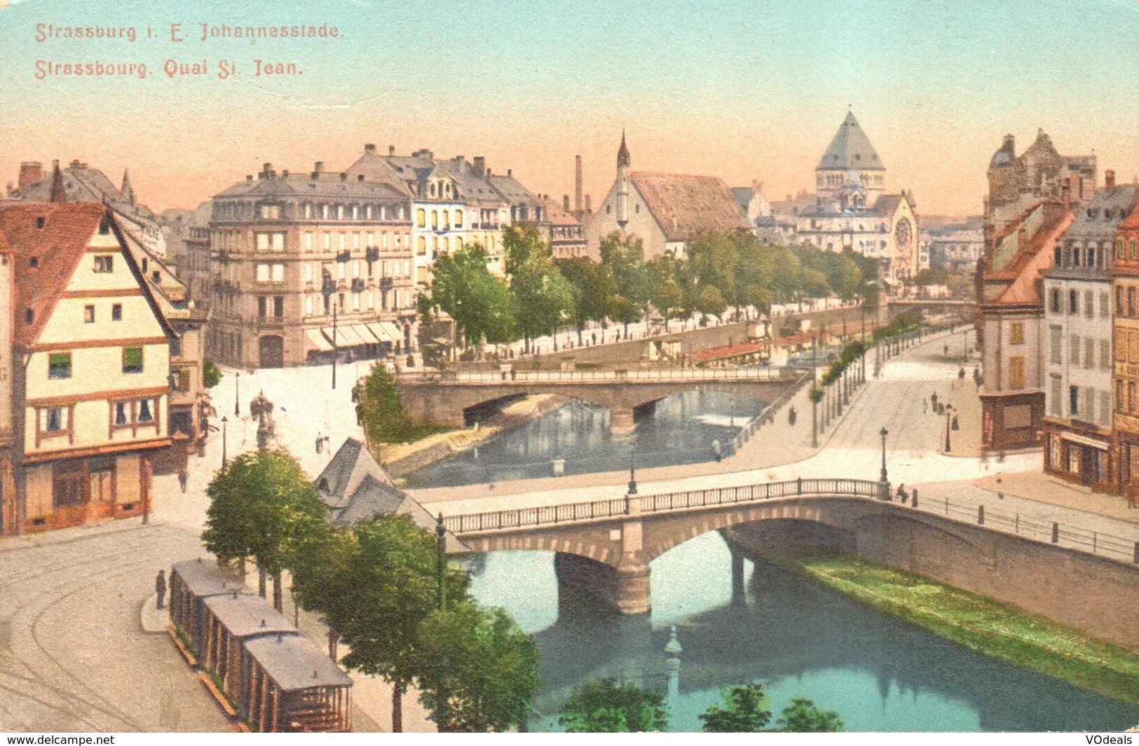 CPA - France - (67) Bas Rhin - Strasbourg - Quai Saint Jean - Strasbourg