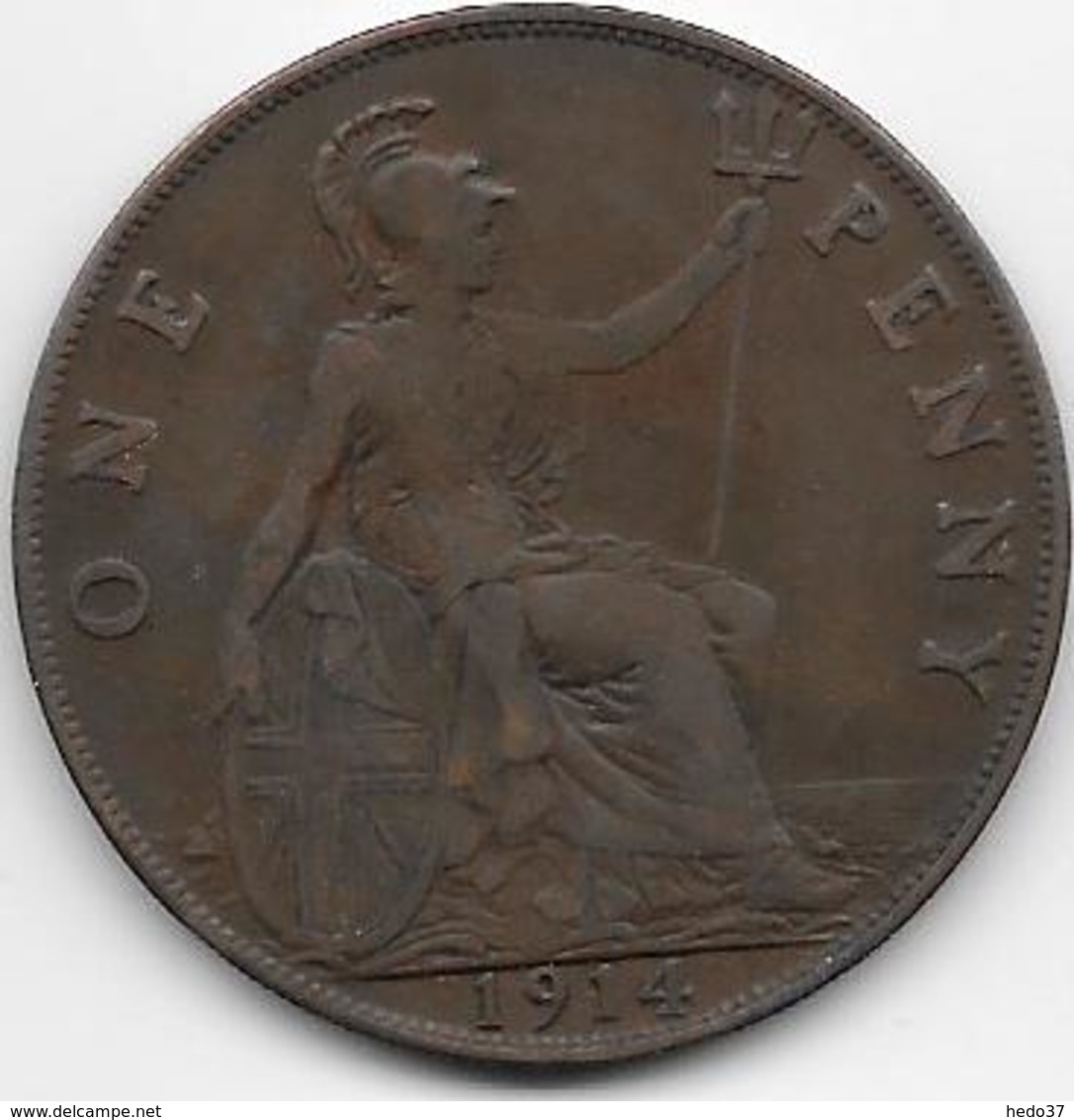 Grande Bretagne - Penny 1914 - TTB - Otros & Sin Clasificación