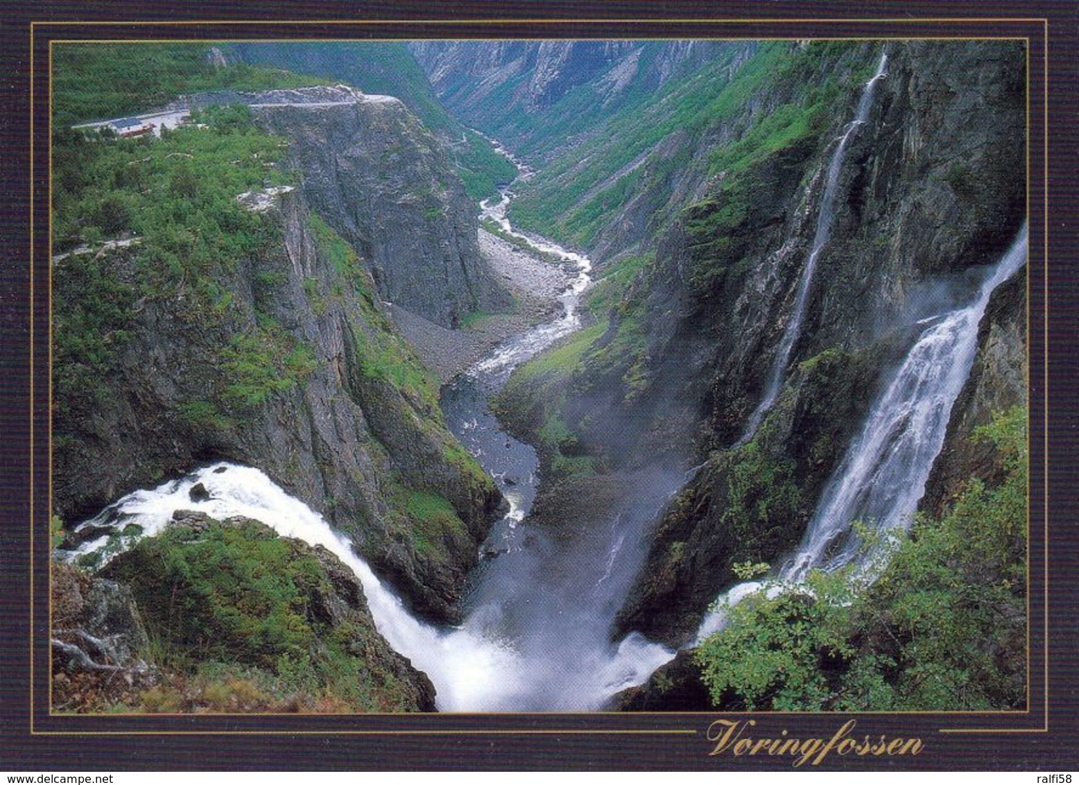 1 AK Norwegen * Vøringsfossen - Mit 182 M Der Dritthöchste Wasserfall In Norwegen - Liegt In Der Kommune Eidfjord * - Norwegen