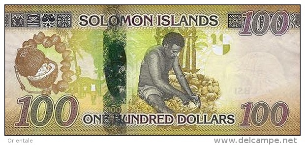 SOLOMON ISLANDS P. 36 100 D 2015 UNC - Solomon Islands