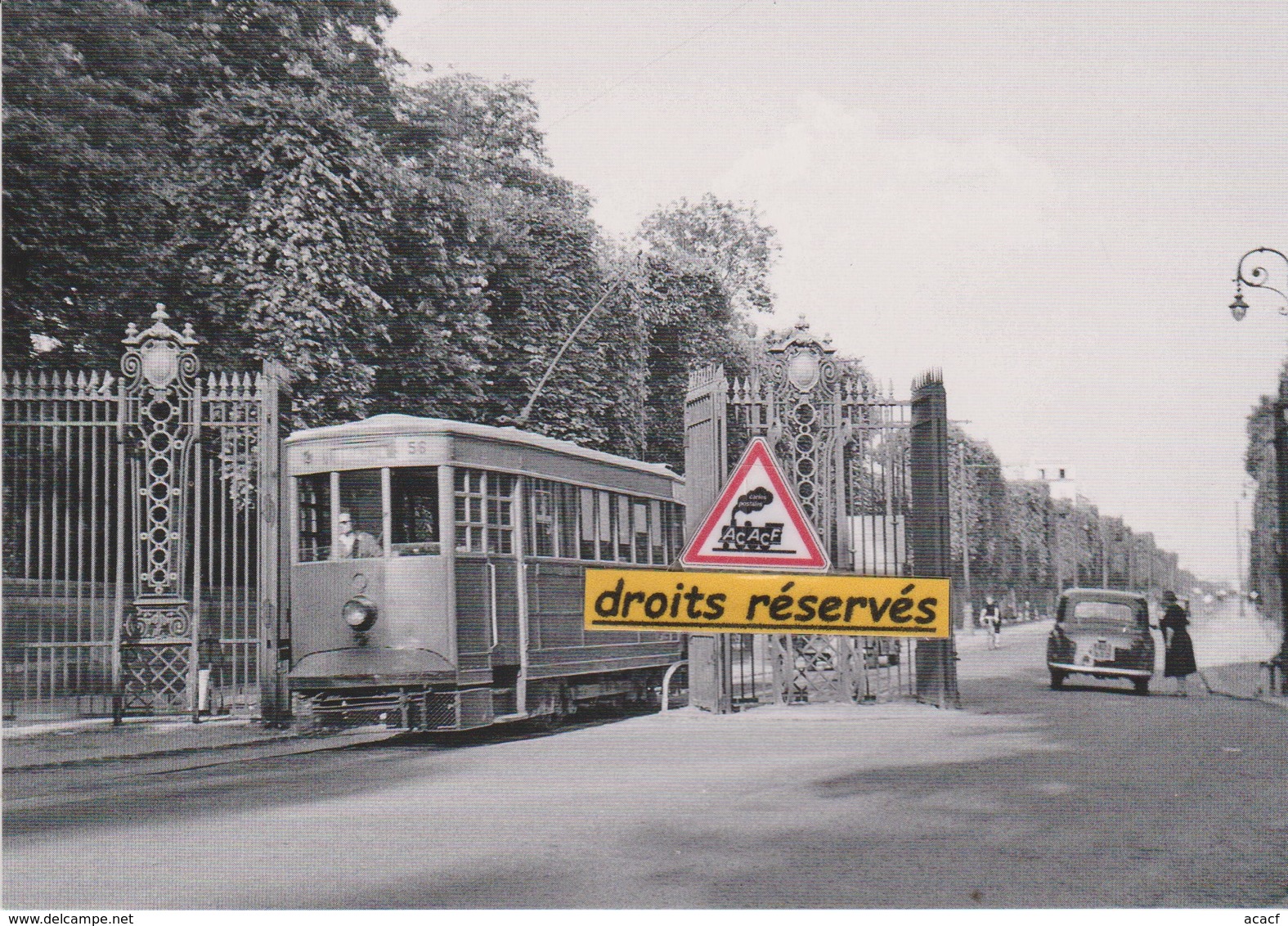 16 CPM Tramways de Fontainebleau, Versailles et Villiers-le-Bel  -