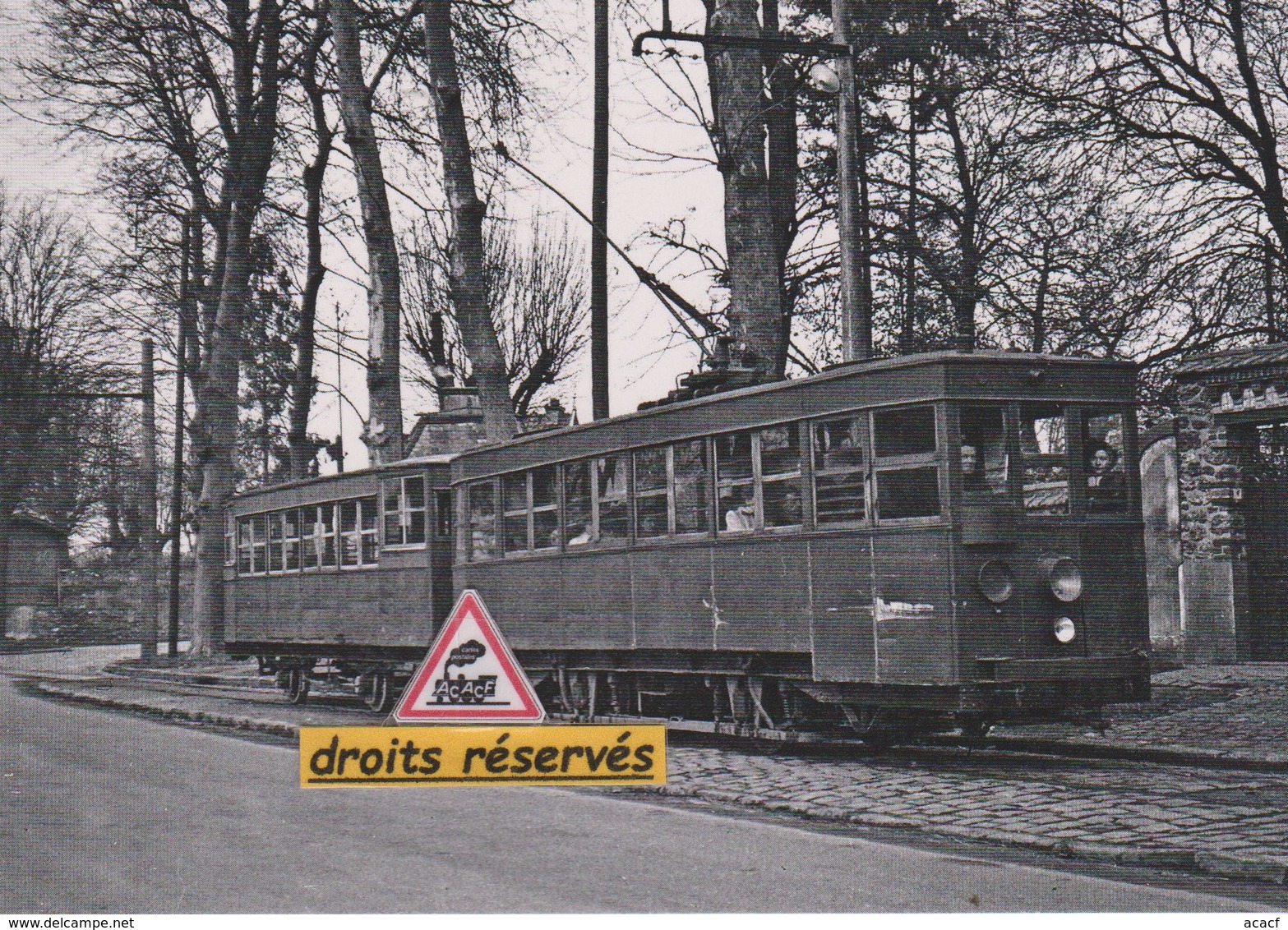 16 CPM Tramways de Fontainebleau, Versailles et Villiers-le-Bel  -